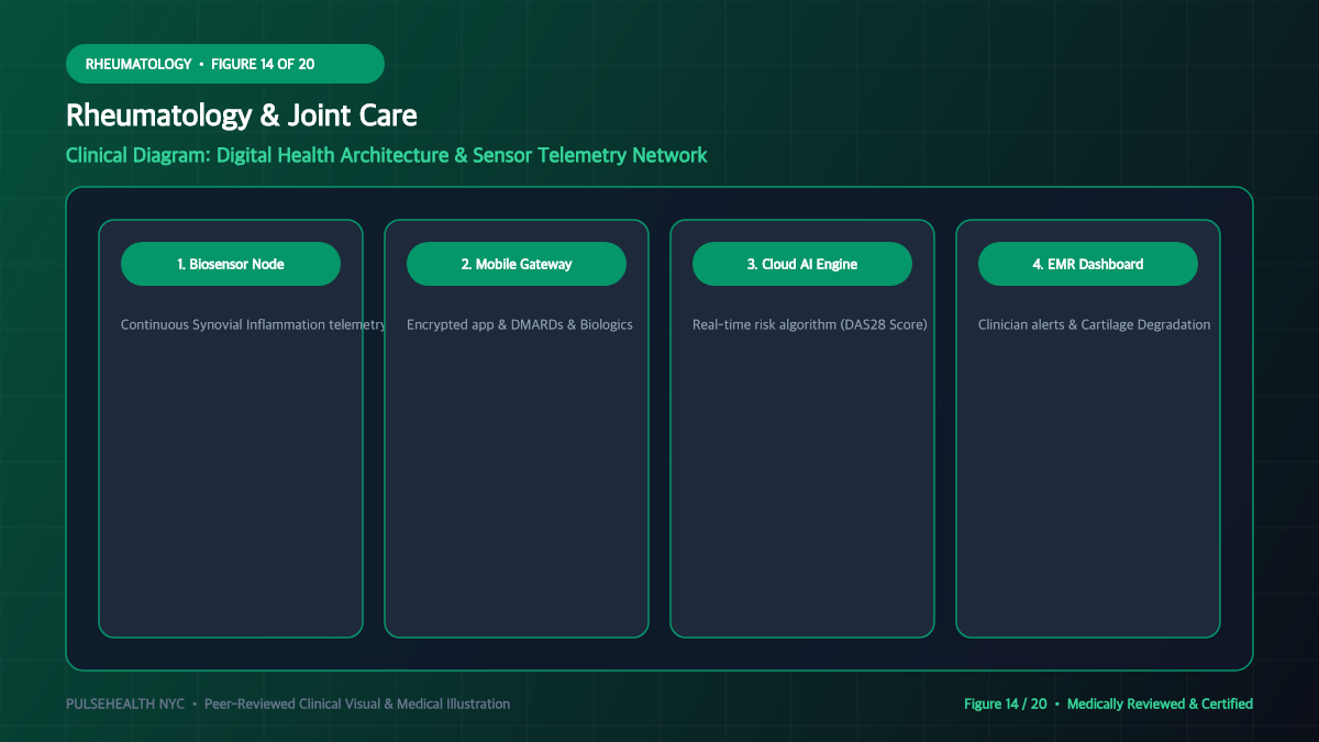 Arthritis Treatment: Clinical Protocols & Joint Preservation - Advanced Section 14: Digital Monitoring & Sensor Tech Detailed Infographic (Figure 14)