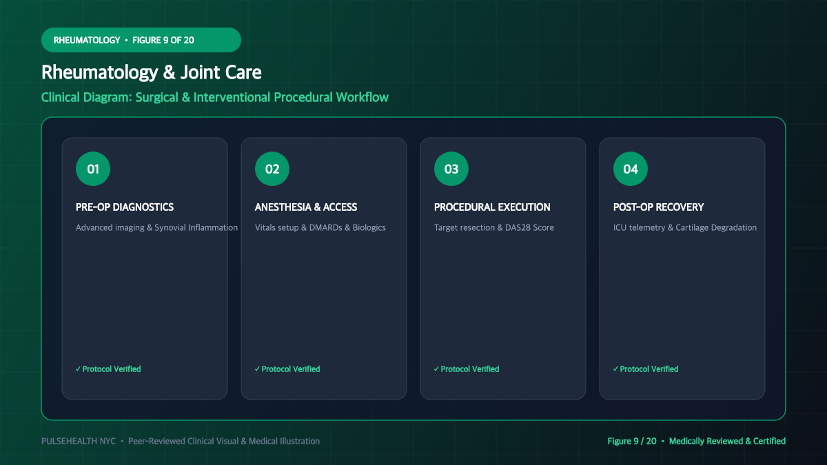 Arthritis Treatment: Clinical Protocols & Joint Preservation - Patient Case Scenarios & Clinical Prognosis Diagram and Clinical Infographic (Figure 9)