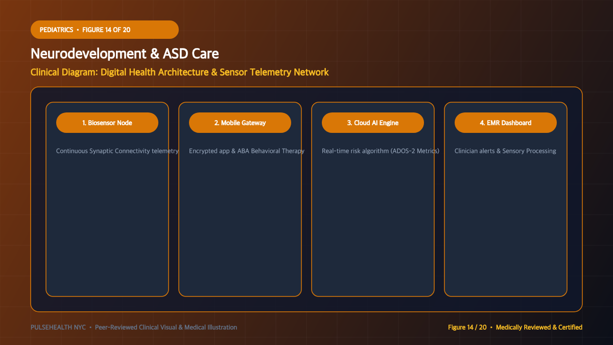 Autism Spectrum Disorder Treatment & Lifespan Support Protocols - Advanced Section 14: Digital Monitoring & Sensor Tech Detailed Infographic (Figure 14)