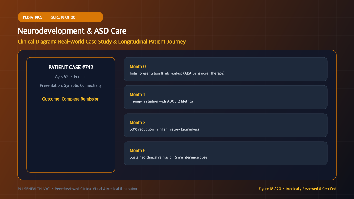 Autism Spectrum Disorder Treatment & Lifespan Support Protocols - Advanced Section 18: Patient Case Study Infographic Detailed Infographic (Figure 18)