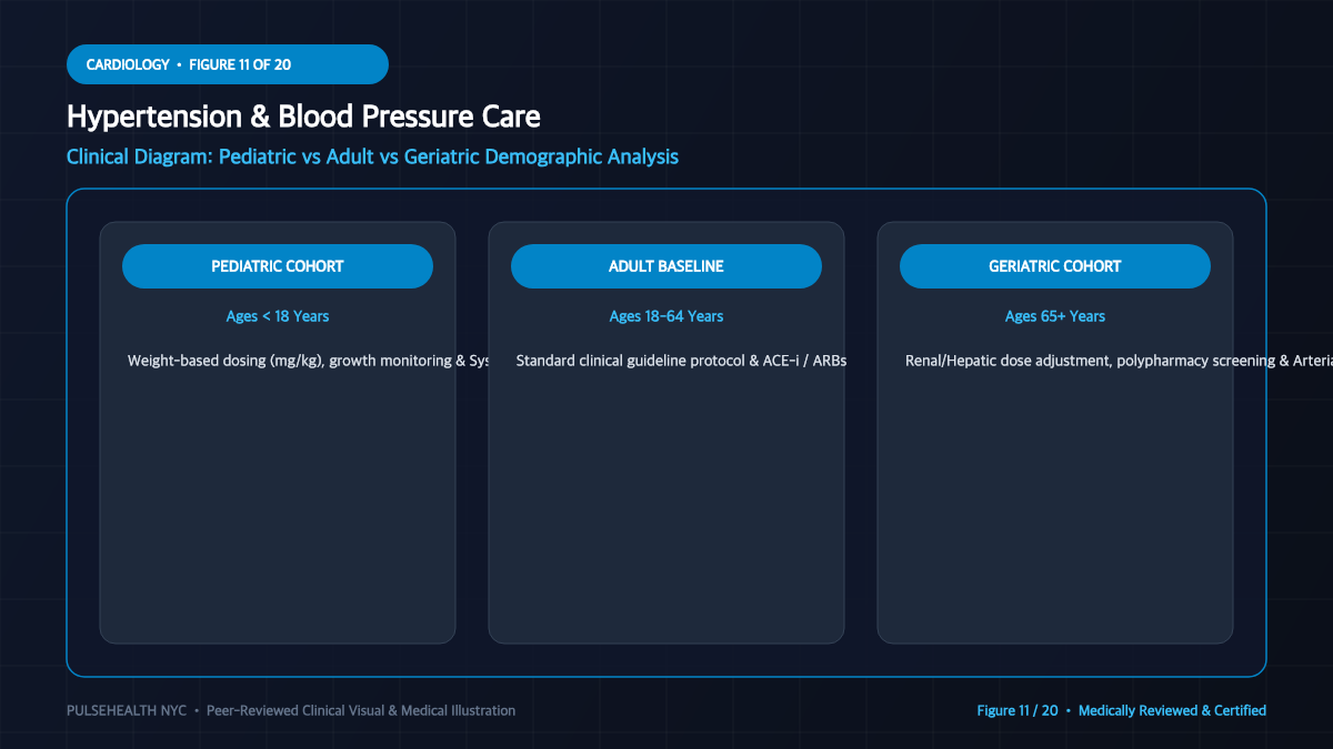 High Blood Pressure Treatment & Hypertension Clinical Guide - Medical Glossary & Comprehensive FAQ Diagram and Clinical Infographic (Figure 11)