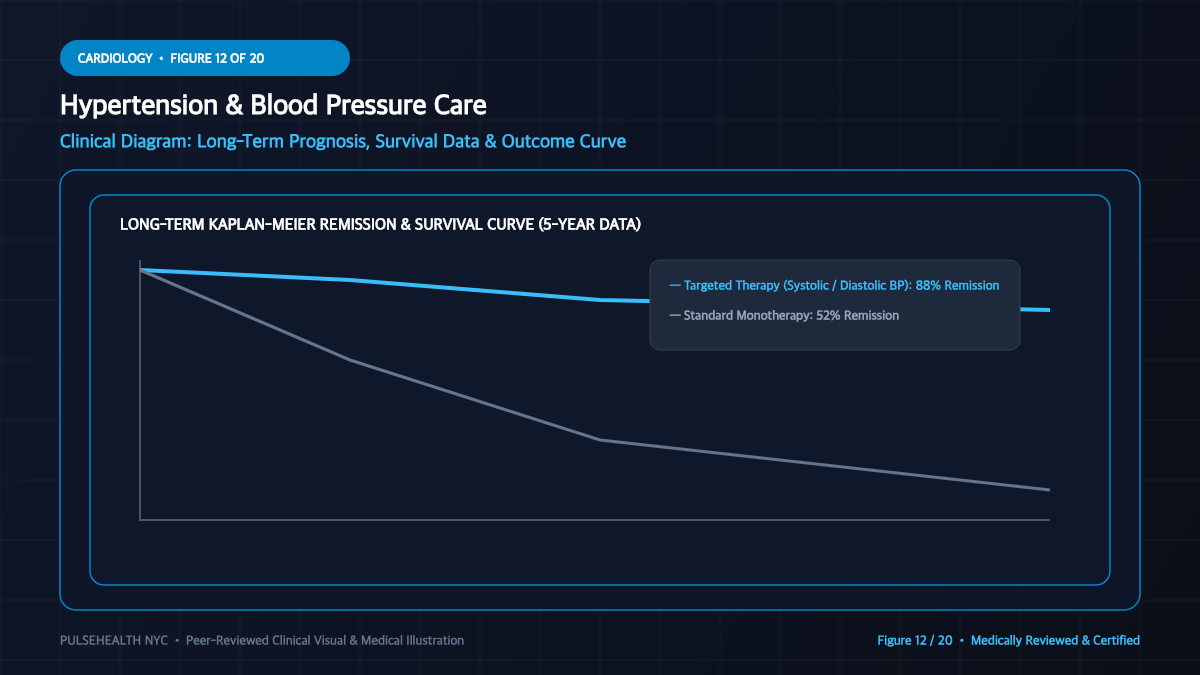 High Blood Pressure Treatment & Hypertension Clinical Guide - Peer-Reviewed References & Clinical Guidelines Diagram and Clinical Infographic (Figure 12)