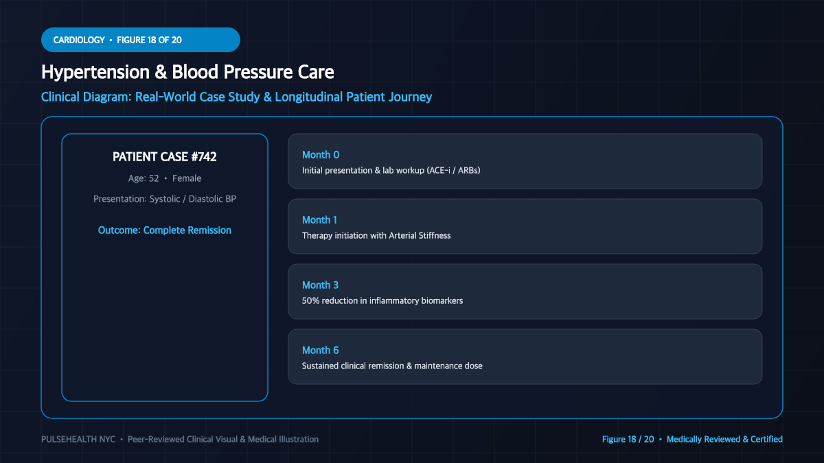 High Blood Pressure Treatment & Hypertension Clinical Guide - Advanced Section 18: Patient Case Study Infographic Detailed Infographic (Figure 18)