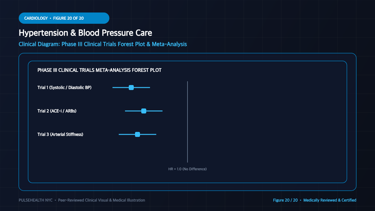 High Blood Pressure Treatment & Hypertension Clinical Guide - Advanced Section 20: Clinical Research & Trial Summary Detailed Infographic (Figure 20)