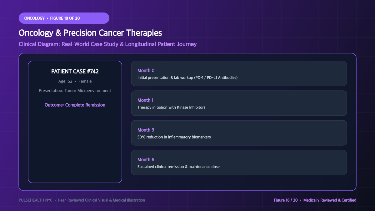 Cancer Treatment: Principles of Modern Precision Oncology - Advanced Section 18: Patient Case Study Infographic Detailed Infographic (Figure 18)