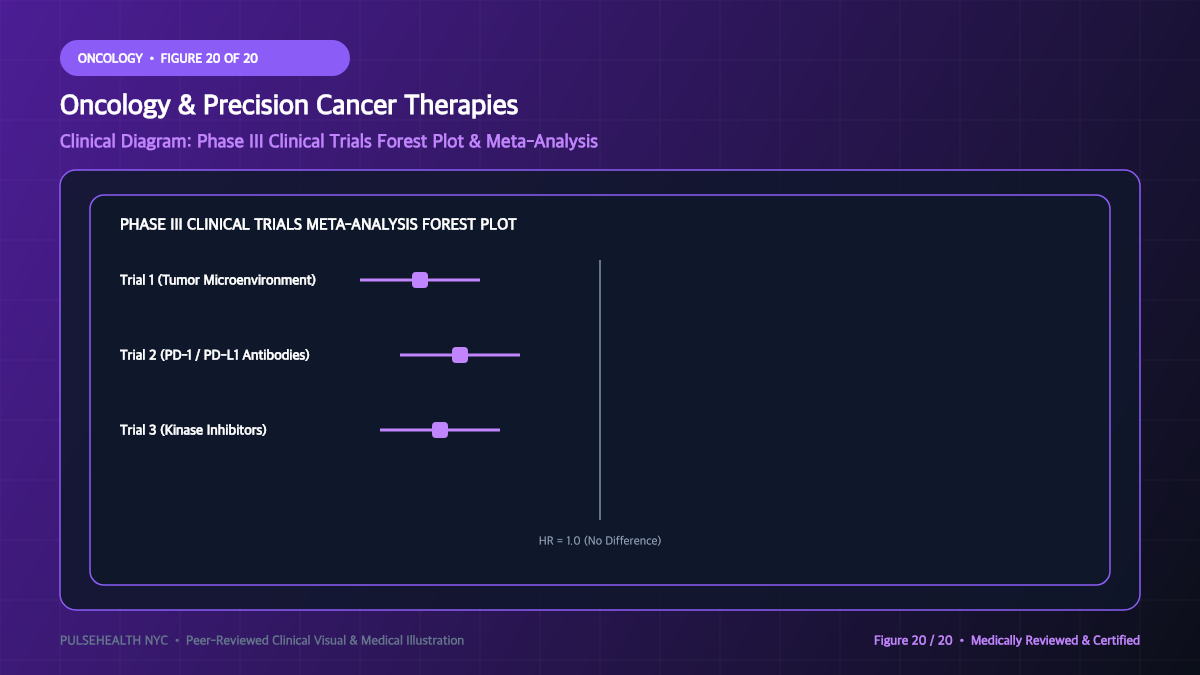 Cancer Treatment: Principles of Modern Precision Oncology - Advanced Section 20: Clinical Research & Trial Summary Detailed Infographic (Figure 20)