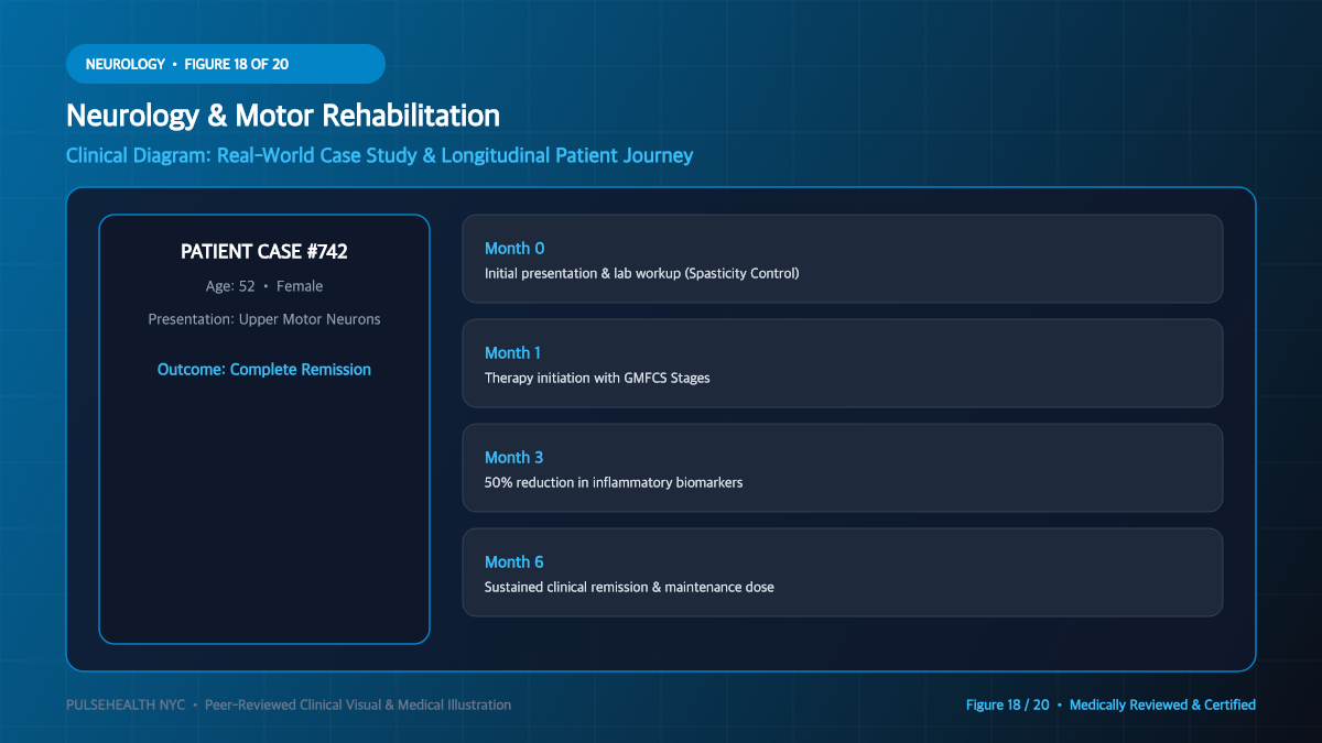 Cerebral Palsy Treatment & Neuromotor Rehabilitation Manual - Advanced Section 18: Patient Case Study Infographic Detailed Infographic (Figure 18)