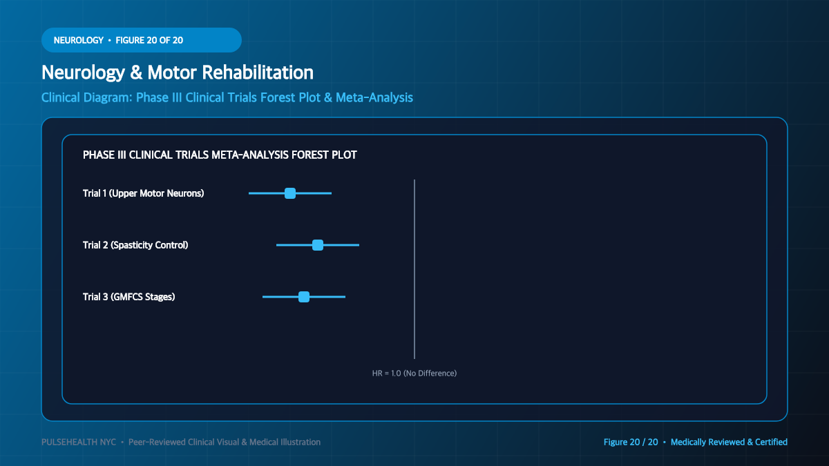 Cerebral Palsy Treatment & Neuromotor Rehabilitation Manual - Advanced Section 20: Clinical Research & Trial Summary Detailed Infographic (Figure 20)