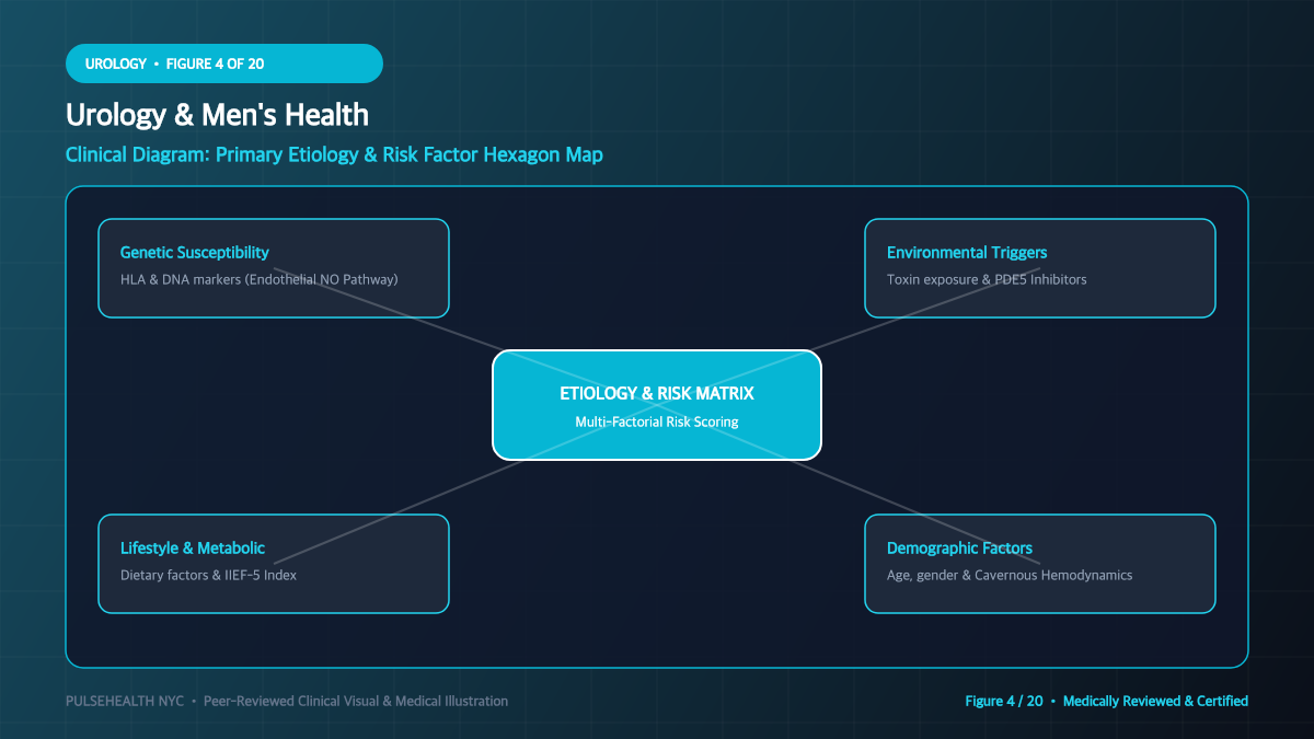 Erectile Dysfunction Treatment: Clinical Diagnosis & Therapeutics - Diagnostic Workup, Biomarkers & Diagnostic Imaging Diagram and Clinical Infographic (Figure 4)