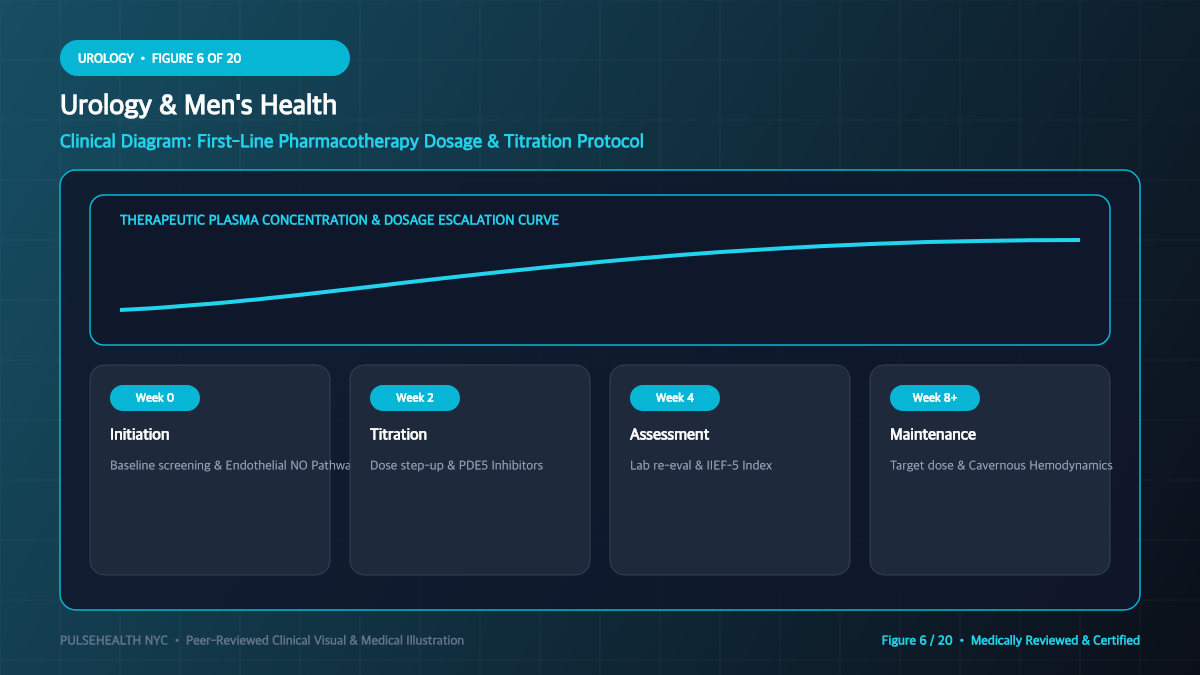 Erectile Dysfunction Treatment: Clinical Diagnosis & Therapeutics - Non-Pharmacological & Lifestyle Interventions Diagram and Clinical Infographic (Figure 6)
