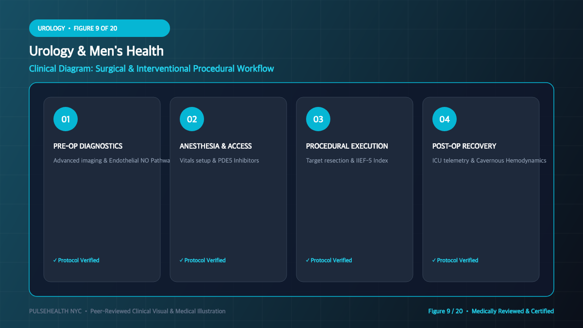 Erectile Dysfunction Treatment: Clinical Diagnosis & Therapeutics - Patient Case Scenarios & Clinical Prognosis Diagram and Clinical Infographic (Figure 9)