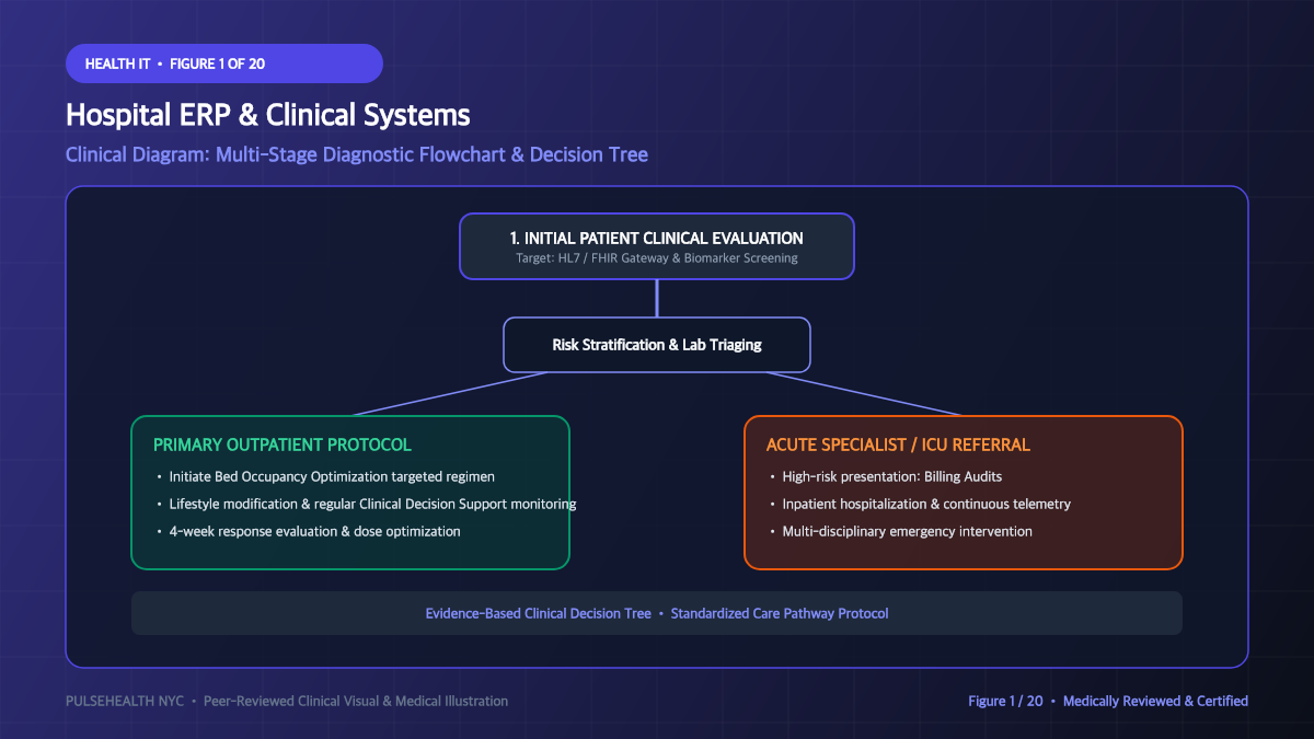 Hospital Management System (HMS): Architecture & Clinical Operations - Executive Summary & Clinical Key Takeaways Diagram and Clinical Infographic (Figure 1)