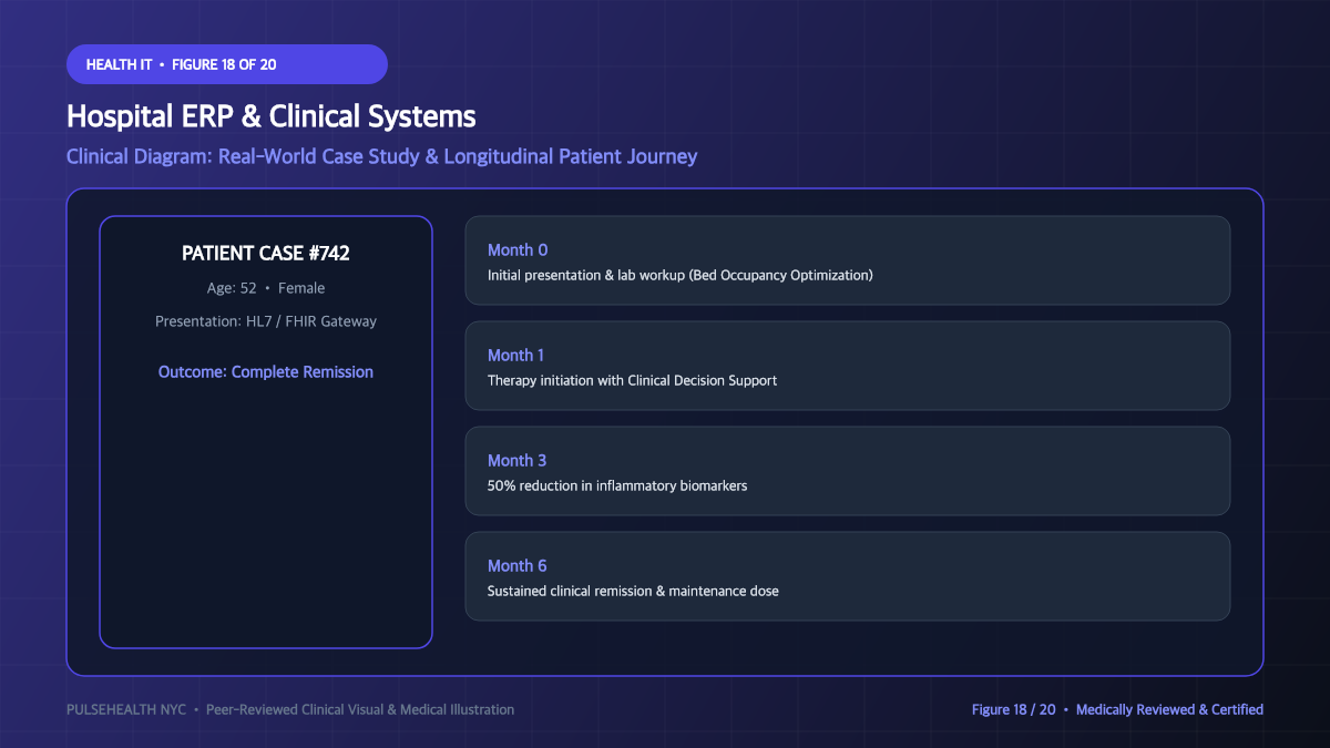 Hospital Management System (HMS): Architecture & Clinical Operations - Advanced Section 18: Patient Case Study Infographic Detailed Infographic (Figure 18)