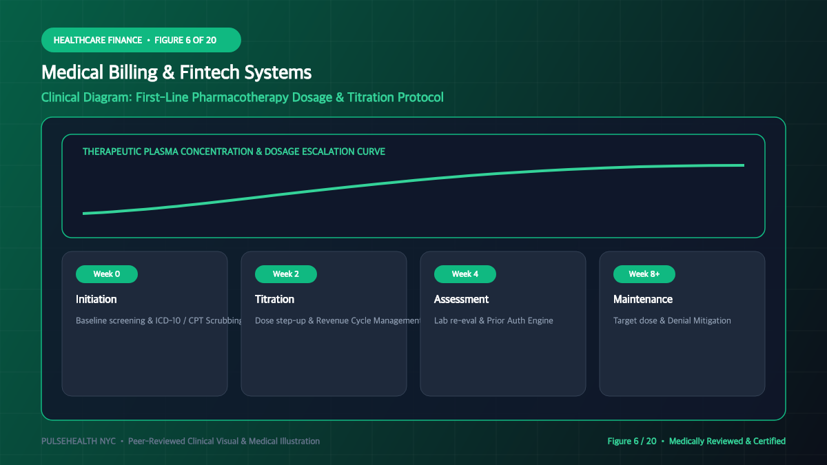 Medical Payment Systems & Revenue Cycle Management (RCM) - Non-Pharmacological & Lifestyle Interventions Diagram and Clinical Infographic (Figure 6)