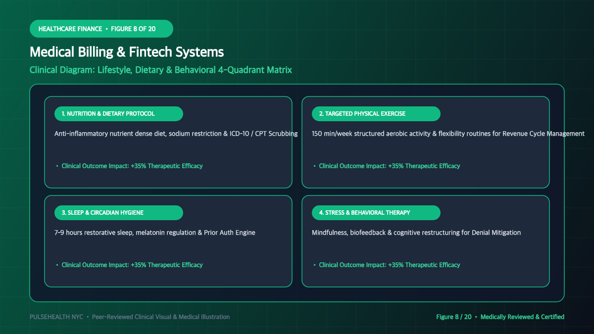 Medical Payment Systems & Revenue Cycle Management (RCM) - Dietary Protocols, Nutrition & Supplementation Diagram and Clinical Infographic (Figure 8)