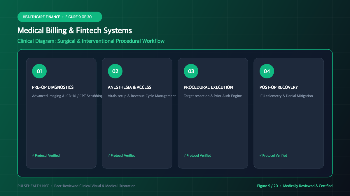 Medical Payment Systems & Revenue Cycle Management (RCM) - Patient Case Scenarios & Clinical Prognosis Diagram and Clinical Infographic (Figure 9)