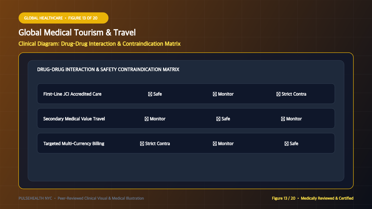 Medical Tourism in India: Complete International Patient Guide - Advanced Section 13: Drug-Drug Interaction Matrix Detailed Infographic (Figure 13)