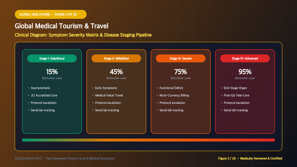 Medical Tourism in India: Complete International Patient Guide - Comprehensive Signs, Symptoms & Disease Staging Diagram and Clinical Infographic (Figure 3)