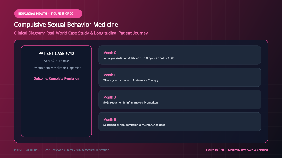 Nymphomania & Compulsive Sexual Behavior Disorder Treatment - Advanced Section 18: Patient Case Study Infographic Detailed Infographic (Figure 18)