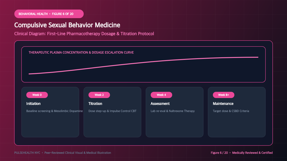 Nymphomania & Compulsive Sexual Behavior Disorder Treatment - Non-Pharmacological & Lifestyle Interventions Diagram and Clinical Infographic (Figure 6)