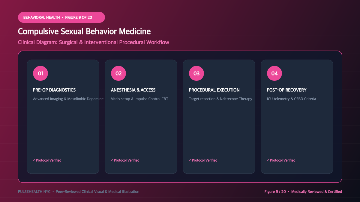 Nymphomania & Compulsive Sexual Behavior Disorder Treatment - Patient Case Scenarios & Clinical Prognosis Diagram and Clinical Infographic (Figure 9)