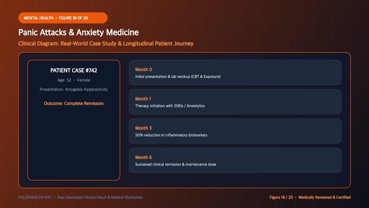 Panic Attack Treatment & Panic Disorder Clinical Protocol - Advanced Section 18: Patient Case Study Infographic Detailed Infographic (Figure 18)