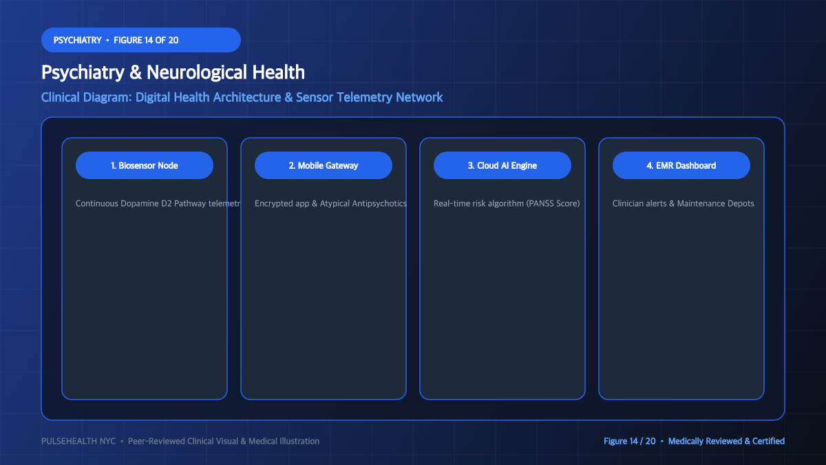 Schizophrenia Treatment & Psychotic Disorders Clinical Manual - Advanced Section 14: Digital Monitoring & Sensor Tech Detailed Infographic (Figure 14)