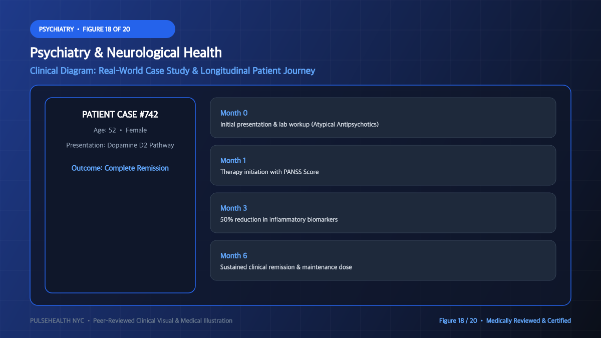 Schizophrenia Treatment & Psychotic Disorders Clinical Manual - Advanced Section 18: Patient Case Study Infographic Detailed Infographic (Figure 18)