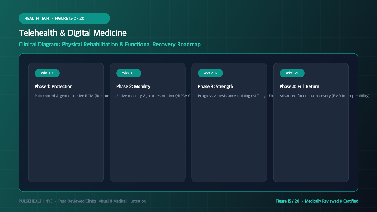 What is Telemedicine? The Definitive Guide to Virtual Healthcare Systems - Advanced Section 15: Rehabilitation & Physical Therapy Detailed Infographic (Figure 15)