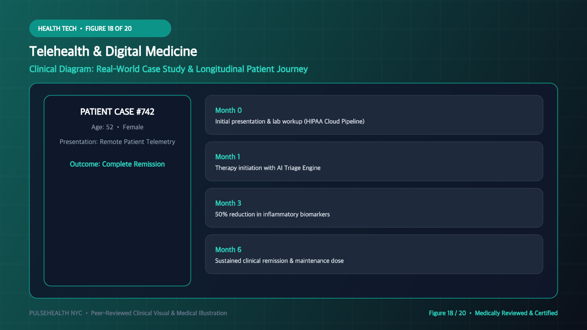 What is Telemedicine? The Definitive Guide to Virtual Healthcare Systems - Advanced Section 18: Patient Case Study Infographic Detailed Infographic (Figure 18)