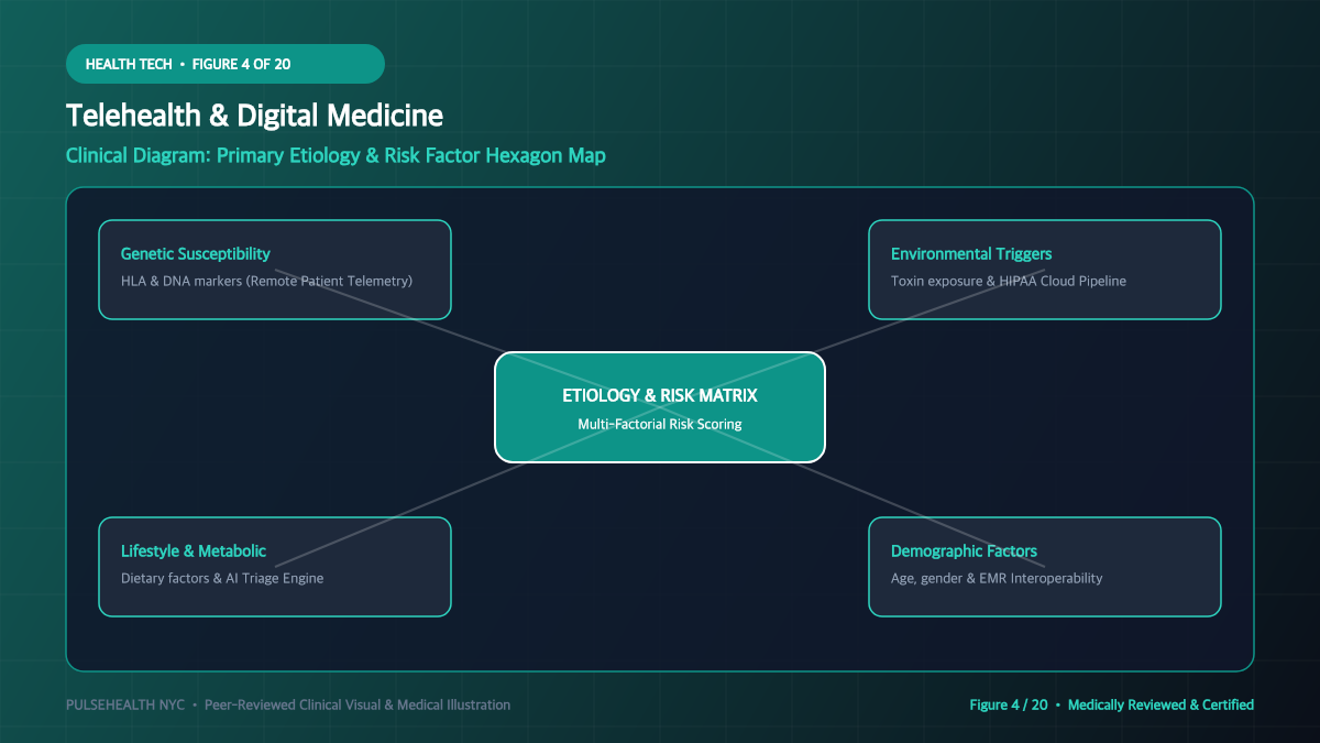 What is Telemedicine? The Definitive Guide to Virtual Healthcare Systems - Diagnostic Workup, Biomarkers & Diagnostic Imaging Diagram and Clinical Infographic (Figure 4)